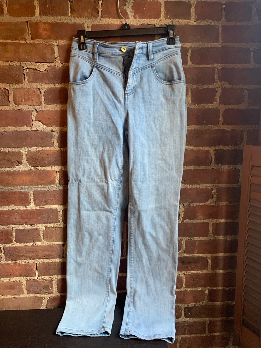 Inc Blue Denim Jeans - Classic Straight Fit Sz 26 Mom style pants High waisted